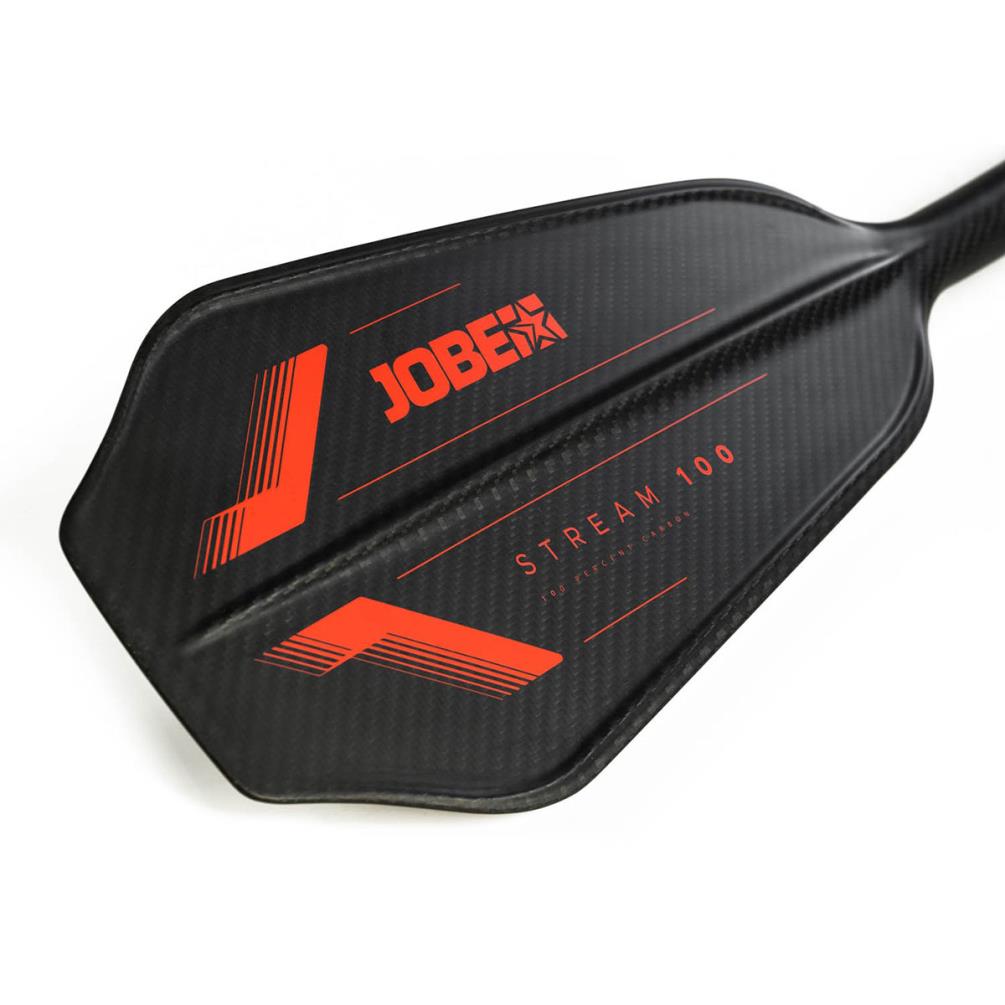 Jobe Stream 3 Piece Carbon 100 SUP Paddle - Orange Extra Image 1